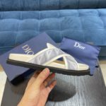 Christian Dior Aqua Sandal White For Men CD