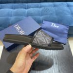 Christian Dior Aqua Sandal Black For Men CD