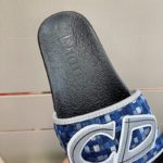 Christian Dior Aqua Sandal Black/Blue For Men CD