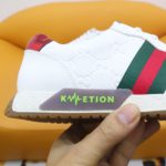 Gucci Men's GG Embossed Sneakers With Web Ketion White For Men