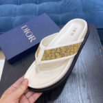 Christian Dior Aqua Sandal White For Men CD