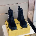 Fendi Force High Tops Boots Black For Men 7U1447