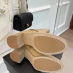Chanel Women's High Boots With Chain Beige For Women 3.7in/ 9.5cm