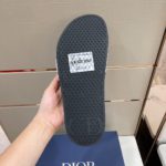 Christian Dior Aqua Sandal Black/Cream For Men CD