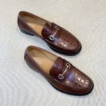 Christian Dior Loafer With Horsebit Brown For Men CD