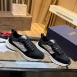 Christian Dior B25 Runner Sneaker Black For Men CD 3SN259ZJF_H968
