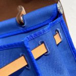 Hermes Herbag Zip Bag Blue, Silver Toned Hardware Bag For Women, Women's Handbags, Shoulder Bags 12.2in/31cm