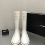 Chanel Women's Hight Boots White For Women