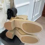 Chanel Women's High Boots With Decor Beige For Women 3.7in/ 9.5cm
