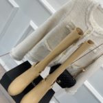 Chanel Women's High Boots With Decor Beige For Women 3.7in/ 9.5cm