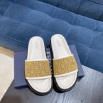 Christian Dior Aqua Sandal White/Yellow For Men CD