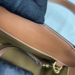 Celine Cuir Triopé Canvas Cube Bag Triumph Tan For Women 6in/15cm 199202EIN.04LU
