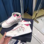Christian Dior B27 High-Top Sneaker White/Pink For Men CD