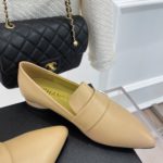 Chanel Women's Loafer With Logo Beige For Women
