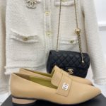 Chanel Women's Loafer With Logo Beige For Women