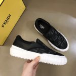 Fendi Force Slip On Sneakers Black For Men 7E1454AD77F13RZ