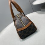 Celine Medium Teckel In Triomphe Canvas Brown For Women 12in/31cm 