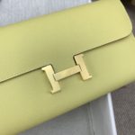 Hermes Constance Long Togo Wallet Yellow, Gold Toned Hardware Bag For Women, Women's Handbags, Shoulder Bags 8.1in/21cm