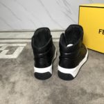 Fendi Force High Tops Sneakers Black For Men