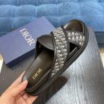 Christian Dior Aqua Sandal Black For Men CD 3SA112ZSK_H961