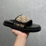 Christian Dior Alpha Sandal Black/Beige For Men CD