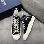 Christian Dior B23 Cactus Jack Dior High-Top Sneaker Black For Men CD 3SH126ZOI_H961