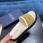 Christian Dior Aqua Sandal White/Yellow For Men CD