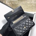 Chanel Hand-Held Oblique Cross Bag Black For Women, Women's Bags 6.7in/19cm