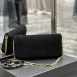 Saint Laurent Kate 99 Chain Bag With Tassel Black For Women, Women's Bags 10.2in/26cm YSL