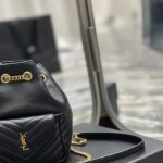 Saint Laurent JOE Mini Backpack Black For Women, Women's Bags 7.5in/19cm YSL 7016311EL071000