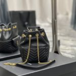 Saint Laurent JOE Mini Backpack Black For Women, Women's Bags 7.5in/19cm YSL 7016311EL071000