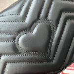 Gucci GG Marmont Mini Top Handle Bag Black For Women, Women's Bags 8.3in/21cm GG ‎547260 DTDIT 1000