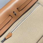 Hermes Herbag Zip Bag Cream, Silver Toned Hardware Bag For Women, Women's Handbags, Shoulder Bags 12.2in/31cm