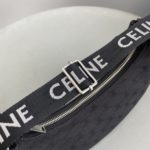 Celine Medium Ava Bag With Celine Strap Black For Women 9in/23cm 196962DLM.38SI