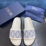 Christian Dior Aqua Sandal White For Men CD