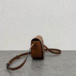 Celine Folco Cuir Triomphe Tan For Women 7in/19cm 198263DU3.04LU