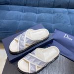 Christian Dior Aqua Sandal White For Men CD
