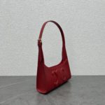 Celine Cuir Triomphe Shoulder Bag Red For Women 9.4in/24cm