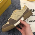 Fendi Match Low Tops Sneakers Beige For Men 7E1493AHH2F1FHU