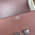 Hermes Mosaique 17 Burgundy, Silver Toned Hardware Bag For Women, Women's Handbags, Shoulder Bags 6.7in/17cm