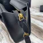 Celine Nano Luggage Bag In Drummed Black For Women 8in/20cm 189243HSC.38NO