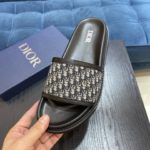 Christian Dior Aqua Sandal Black For Men CD
