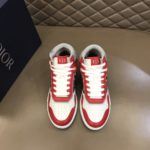 Christian Dior B27 High-Top Sneaker Red For Men CD 3SH133ZIR_H360