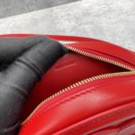 Celine Crossbody Oval Purse Cuir Triomphe Red For Women 6in/16cm 