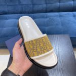 Christian Dior Aqua Sandal White/Yellow For Men CD