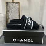 Chanel Women's Mules With Lining Black For Women 1.2in/3cm