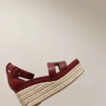 Hermes Doll 40 Espadrilles Red For Women 1.6in/4cm