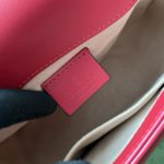 Gucci GG Marmont Mini Top Handle Bag Red For Women, Women's Bags 8.3in/21cm GG ‎