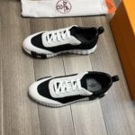 Hermes Bouncing Sneakers Black And White For Men H221897ZH11390