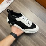 Hermes Bouncing Sneakers Black And White For Men H221897ZH11390